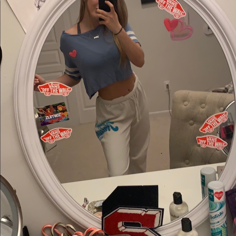 plain jersey-look cropped t shirt